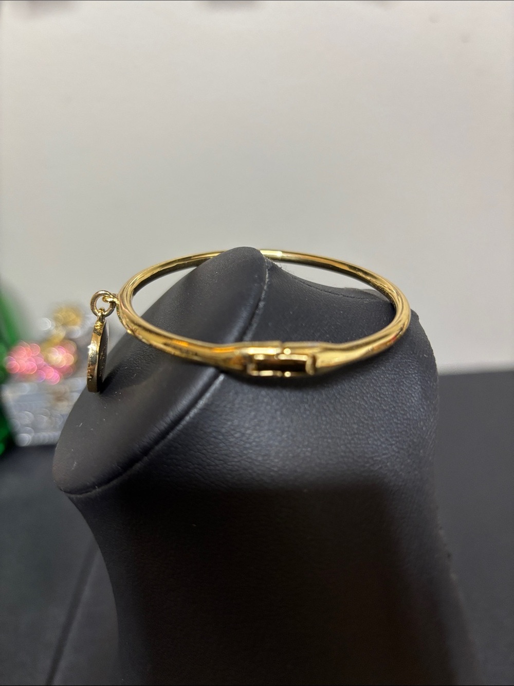 Kate spade Aries Charm Horoscope She Piques Their Curiosity Gold Bangle Bracelet - Picture 4 of 8